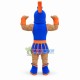 Blue & Orange Trojan Mascot Costume Blue & Orange Trojan Mascot Costume