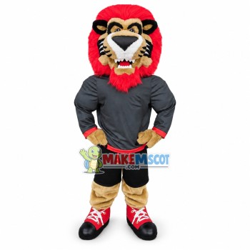 Sport Lion Mascot Costume 
