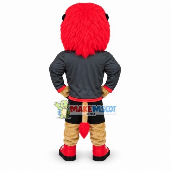 Sport Lion Mascot Costume 