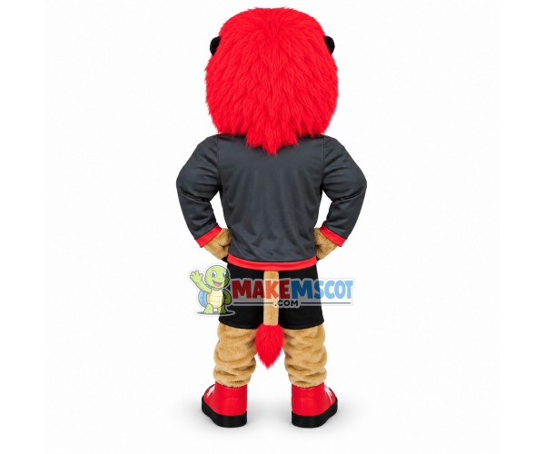 Sport Lion Mascot Costume 