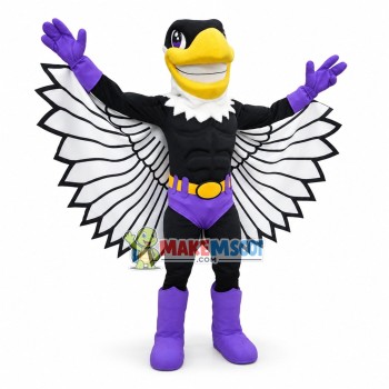 Super Hero Bald Eagle Mascot Costume 