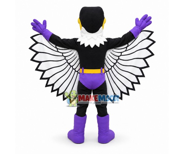 Super Hero Bald Eagle Mascot Costume 