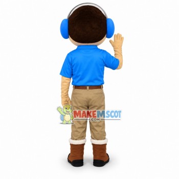 Music Man Mascot Costume Music Man Mascot Costume