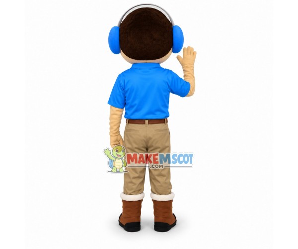 Music Man Mascot Costume Music Man Mascot Costume