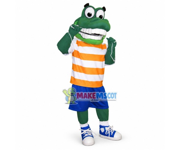 Dental Care Chomp the Gator Mascot Costume 