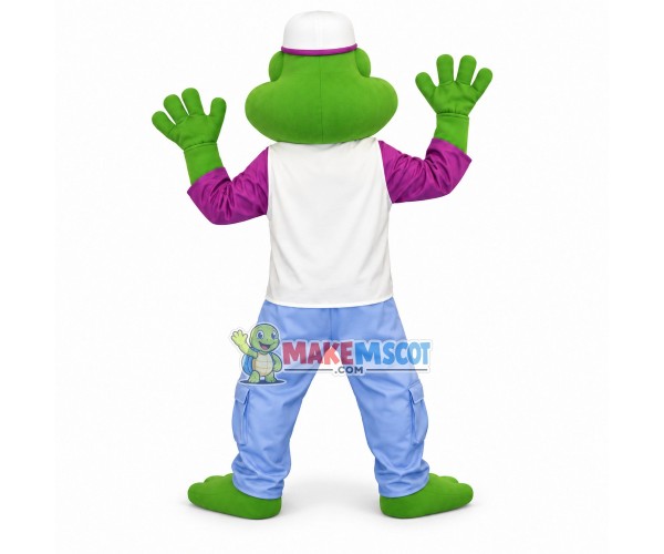 Fashionable Big Mouth Frog Mascot Costume Fashionable Big Mouth Frog Mascot Costume