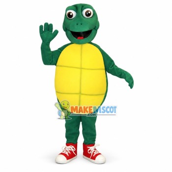 Lovely Green Turtle Mascot Adult Costume Lovely Green Turtle Mascot Adult Costume