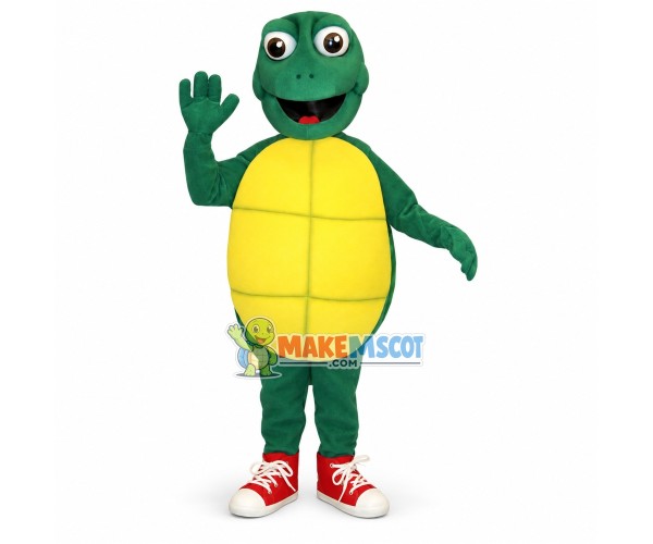Lovely Green Turtle Mascot Adult Costume Lovely Green Turtle Mascot Adult Costume