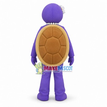 Sweet Cartoon Purple Turtle Girl Mascot Costume Sweet Cartoon Purple Turtle Girl Mascot Costume