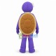 Sweet Cartoon Purple Turtle Girl Mascot Costume Sweet Cartoon Purple Turtle Girl Mascot Costume