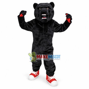 Fierce Black Bear High School Mascot Costume 