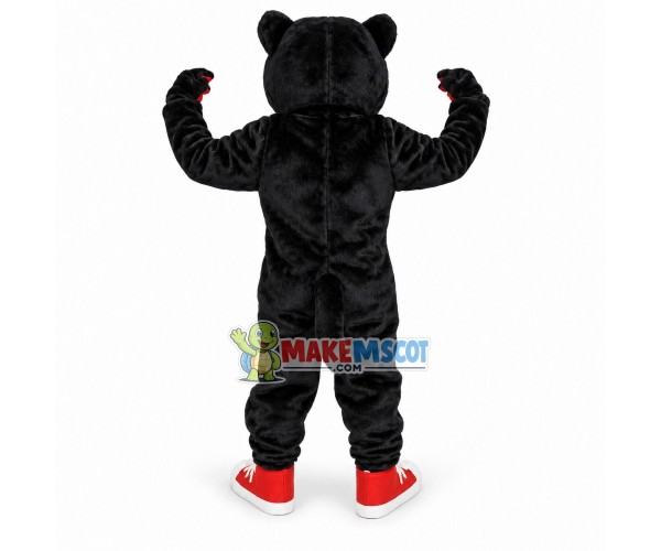 Fierce Black Bear High School Mascot Costume Fierce Black Bear High School Mascot Costume