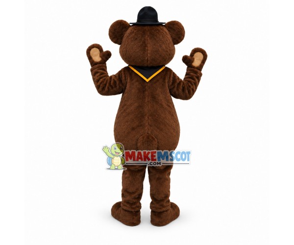 Safety Bear Mascot Costume