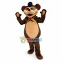 Safety Bear Mascot Costume