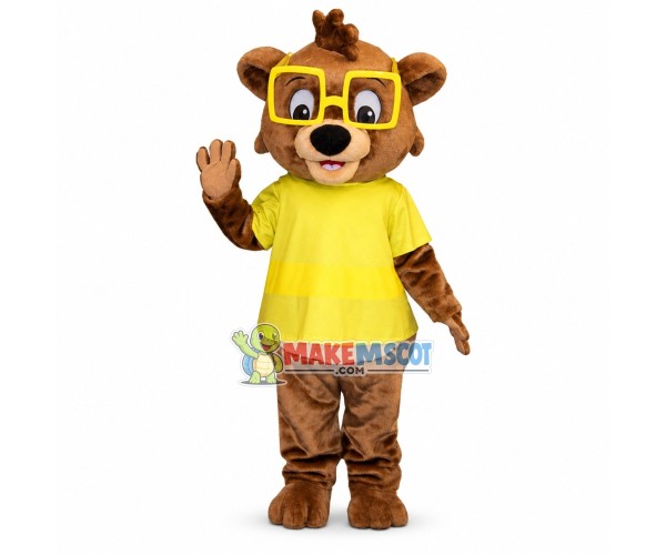 Cute Lion Cub Boy Mascot Adult Costume 