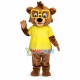 Cute Lion Cub Boy Mascot Adult Costume 