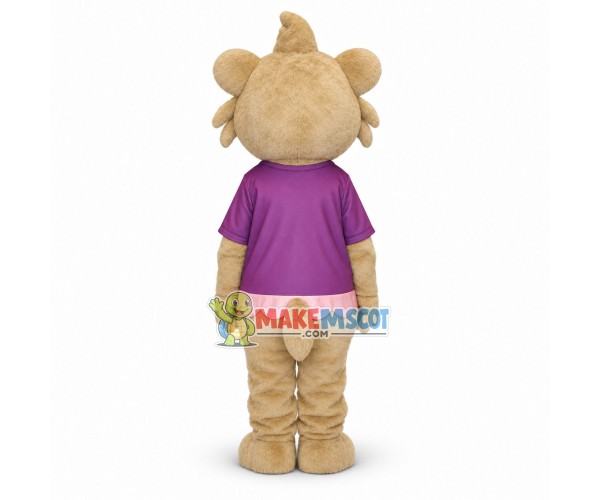 Cute Lion Cub Girl Mascot Adult Costume Cute Lion Cub Girl Mascot Adult Costume
