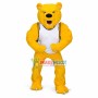 University Power Fierce Golden Bear Mascot Costume 