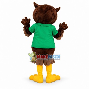 Adult Owl Mascot Costume Fancy Dress Outfit Adult Owl Mascot Costume Fancy Dress Outfit