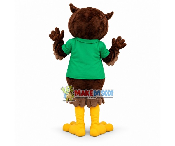 Adult Owl Mascot Costume Fancy Dress Outfit Adult Owl Mascot Costume Fancy Dress Outfit