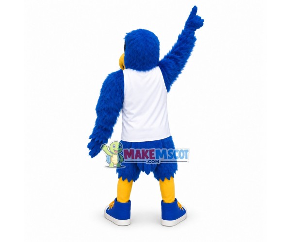University Blue Falcon Mascot Costume	
