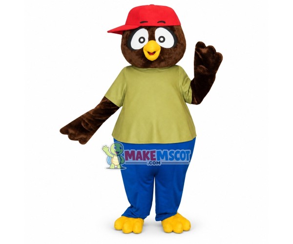 Little Owl Mascot Costume Fancy Dress Outfit Little Owl Mascot Costume Fancy Dress Outfit