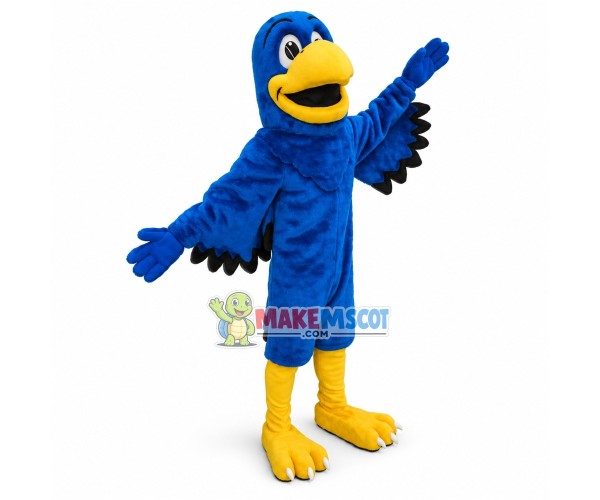 Blue Macaw Mascot Costume 