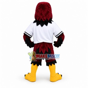 College Red Hawk Mascot Costume College Red Hawk Mascot Costume