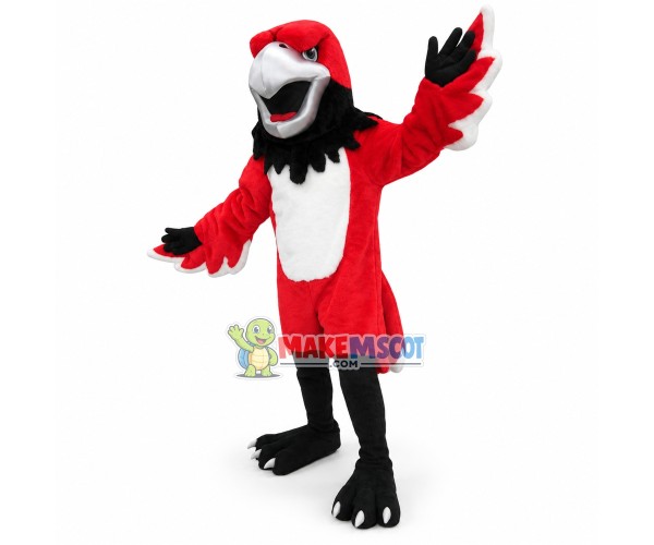 Swoop the Red Hawk Mascot Costume Swoop the Red Hawk Mascot Costume