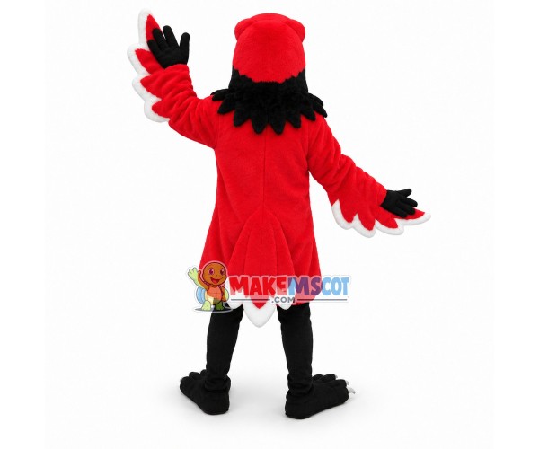 Swoop the Red Hawk Mascot Costume Swoop the Red Hawk Mascot Costume