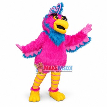Pink Cockatoo Mascot Costume Pink Cockatoo Mascot Costume
