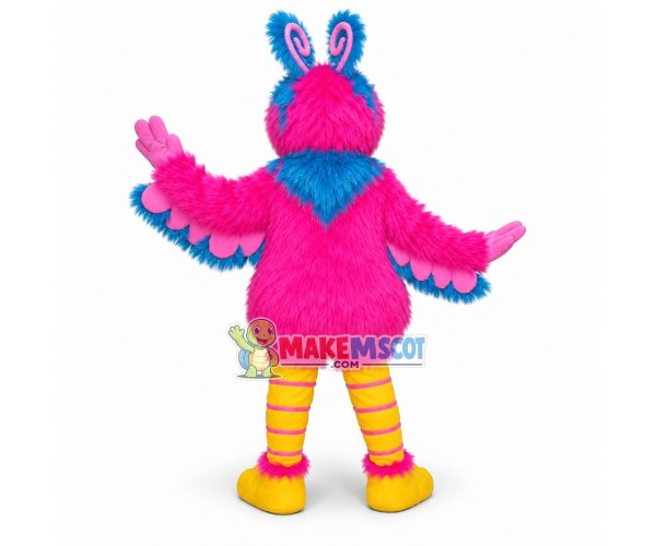 Pink Cockatoo Mascot Costume Pink Cockatoo Mascot Costume