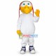 Aviator Seagull Mascot Costume Aviator Seagull Mascot Costume