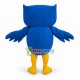 Adult Cartoon Blue Owl Mascot Costume Adult Cartoon Blue Owl Mascot Costume