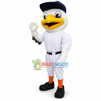 Baseball Sandy the Seagull Mascot Costume Baseball Sandy the Seagull Mascot Costume