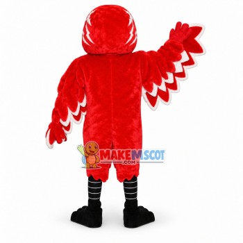 Red Thunderbird Mascot Costume	
