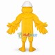 Canary Wearing Hard Hat Mascot Costume Canary Wearing Hard Hat Mascot Costume