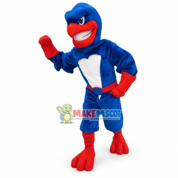 Fierce Rowdy the River Hawk Mascot Costume Fierce Rowdy the River Hawk Mascot Costume