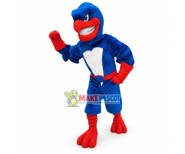 Fierce Rowdy the River Hawk Mascot Costume 