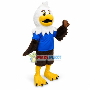 Little Bald Eagle Mascot Adult Costume Little Bald Eagle Mascot Adult Costume