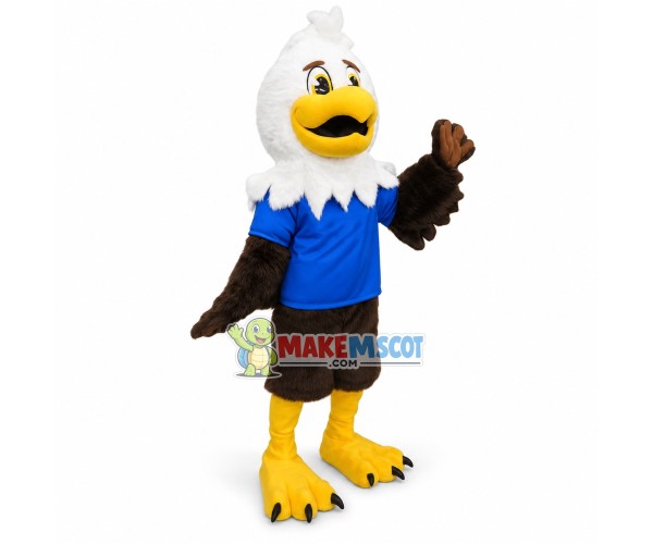 Little Bald Eagle Mascot Adult Costume Little Bald Eagle Mascot Adult Costume