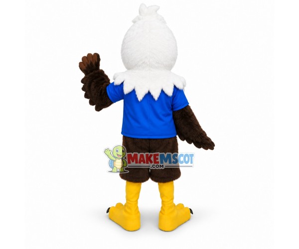 Little Bald Eagle Mascot Adult Costume Little Bald Eagle Mascot Adult Costume