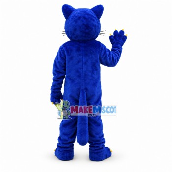 Fierce Blue Panther Mascot Adult Costume Fierce Blue Panther Mascot Adult Costume