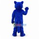 Fierce Blue Panther Mascot Adult Costume 
