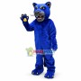 Fierce Blue Panther Mascot Adult Costume 
