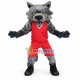 Sport Grey Wolf Mascot Costume 