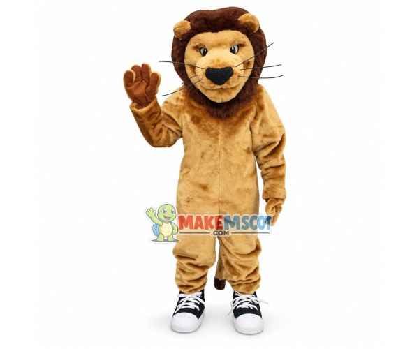 Friendly Lion High School Mascot Costume 