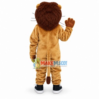Friendly Lion High School Mascot Costume Friendly Lion High School Mascot Costume
