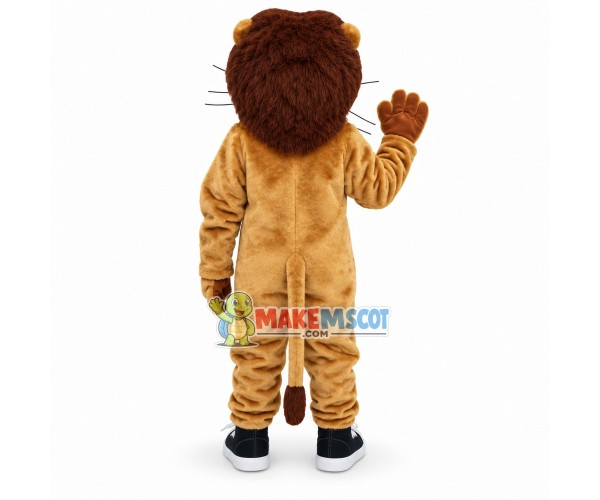 Friendly Lion High School Mascot Costume Friendly Lion High School Mascot Costume