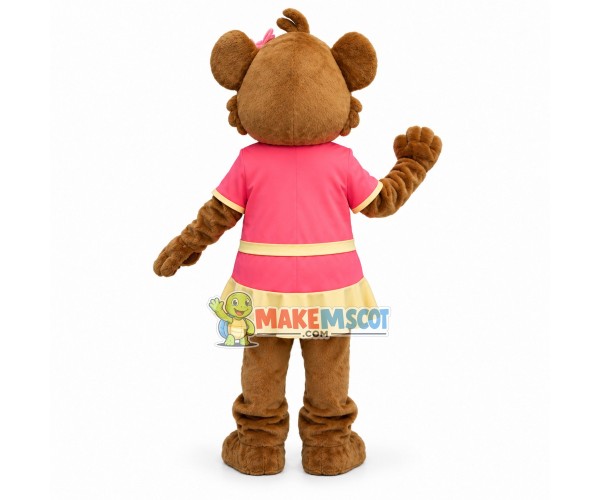 Beautiful Lion Cub Girl Mascot Adult Costume 